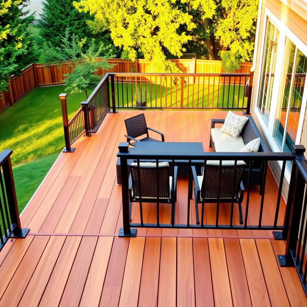 Deck restore & stain — after